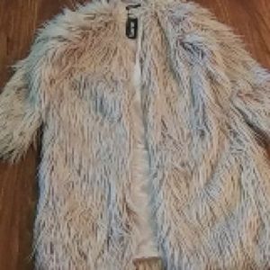 Boohoo Faux Fur Coat